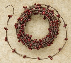 Pip Berry String Garland - Burgundy